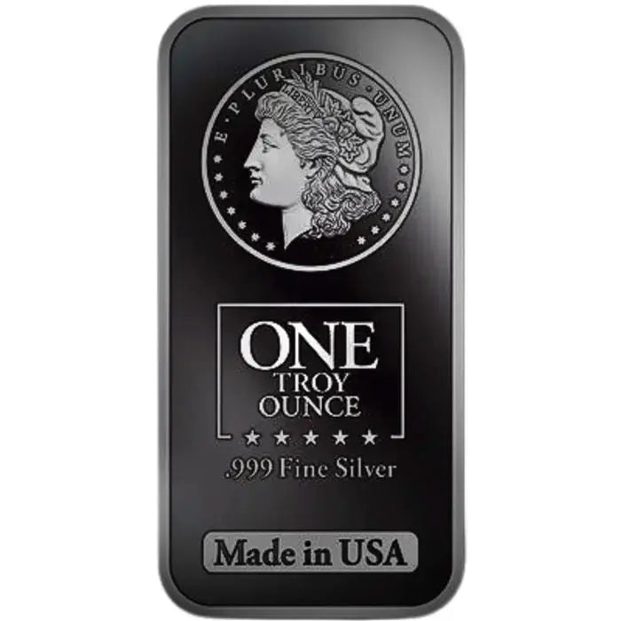 morgan silver bar fine
