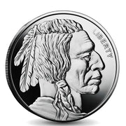 silver buffalo round fine silver
