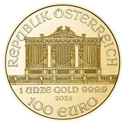 austrian gold philharmonic coin dates
