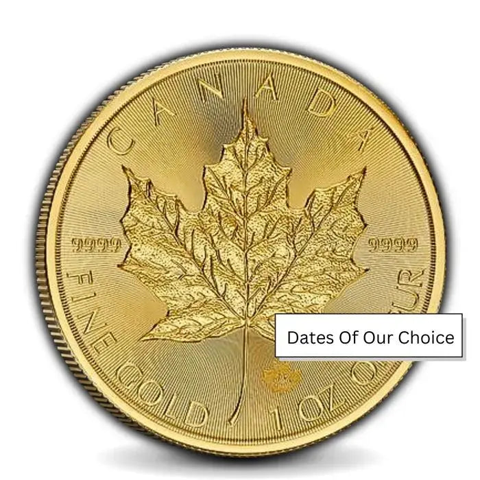 canadian gold maple leaf random
