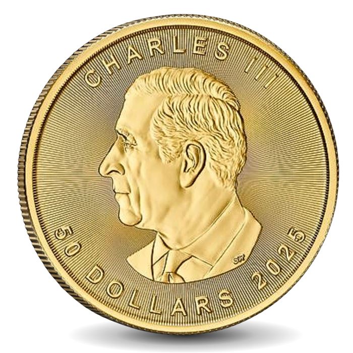 gold canadian maple leaf