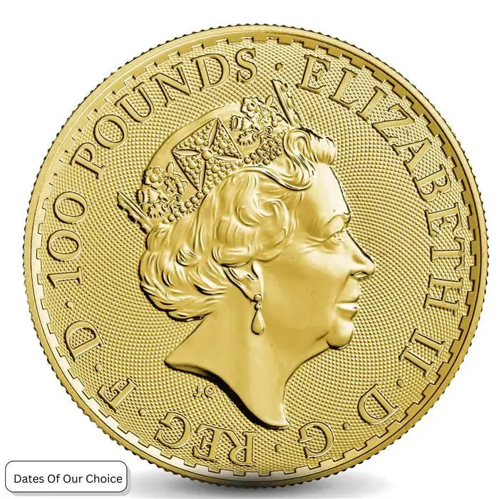 great britain gold britannia dates
