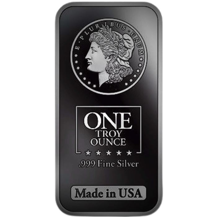 morgan silver bar fine