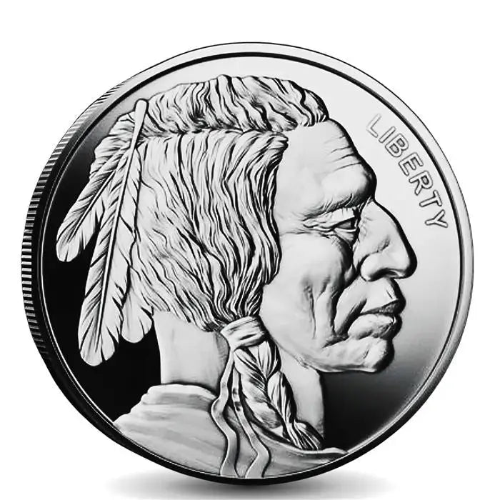 silver buffalo round fine silver
