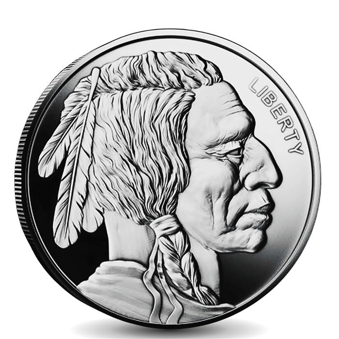silver buffalo round fine silver