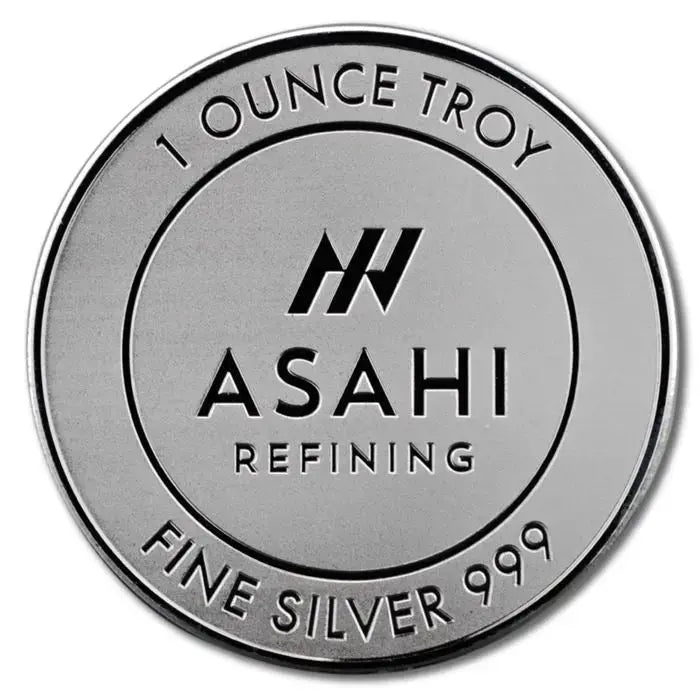 silver round random design fine