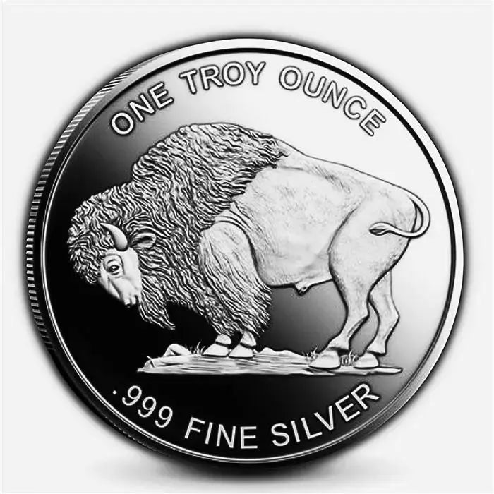 silver round random design fine