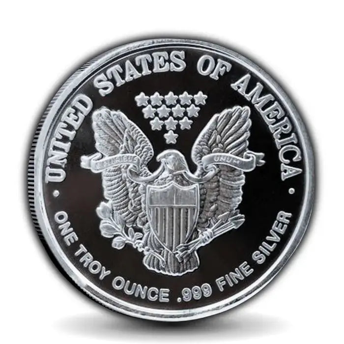 walking liberty silver round fine