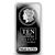 morgan silver bar fine